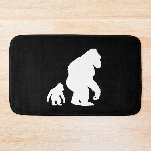 Item preview, Mountain Gorilla Silhouette White designed and sold by Brockinator.