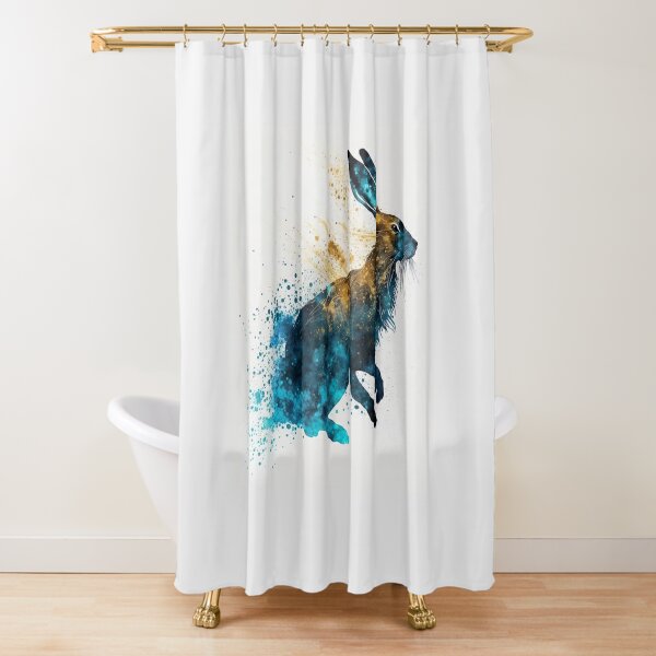 Harry Potter Spell | Always Doe Patronus Shower Curtain