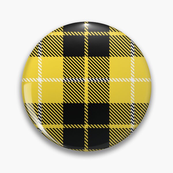 Item preview, Black And Yellow Buffalo Plaid Pattern Square Seamless designed and sold by PatternHome.