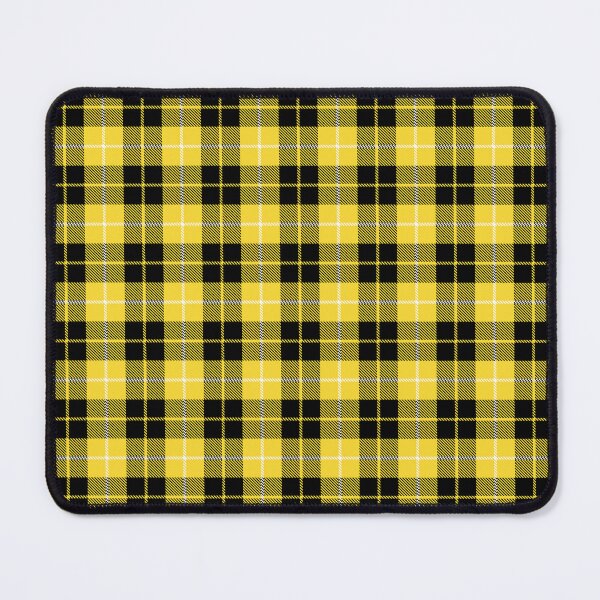 Item preview, Black And Yellow Buffalo Plaid Pattern Square Seamless designed and sold by PatternHome.