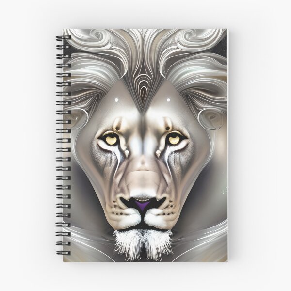 Item preview, White and Silver Lion artwork designed and sold by Itzjustlife.