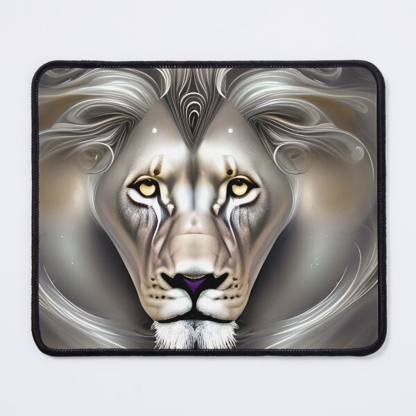 Item preview, White and Silver Lion artwork designed and sold by Itzjustlife.