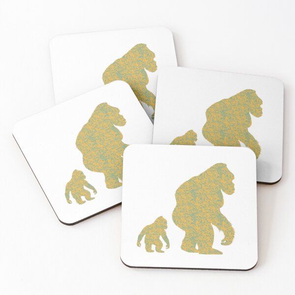 Item preview, Mountain Gorilla Silhouette Paint Splatter designed and sold by Brockinator.