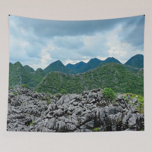 Item preview, Vietnam - Road from Ha Giang to Dong Van. karst plateau designed and sold by franck380.