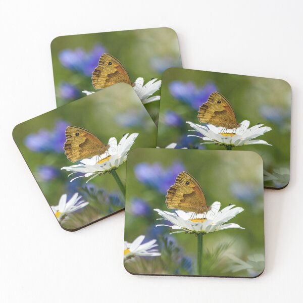 Item preview, Meadow brown on daisy designed and sold by Mart R Porter Nature.
