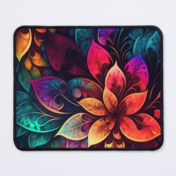 Item preview, psychedelic floral backgrounds designed and sold by sweary12.
