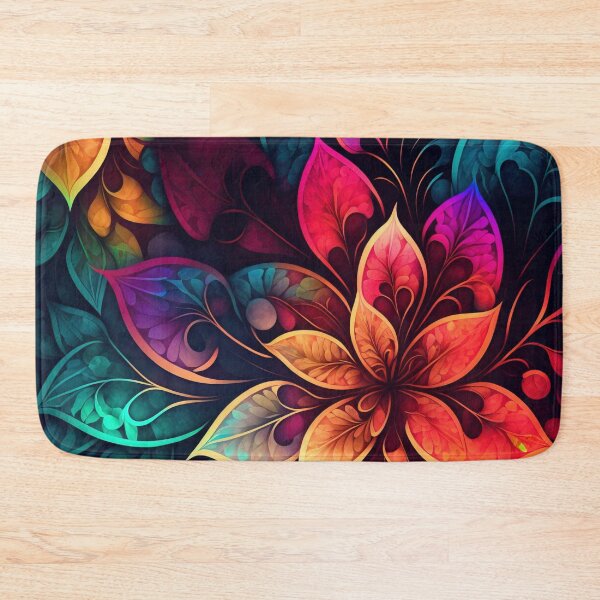 Item preview, psychedelic floral backgrounds designed and sold by sweary12.