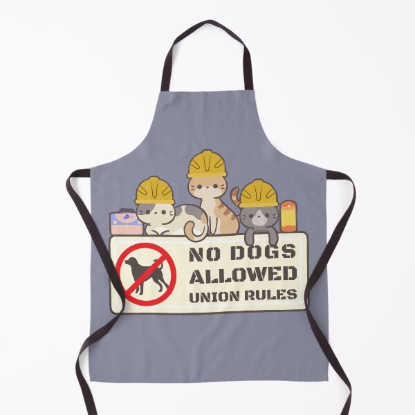 Item preview, No dogs allowed union rules designed and sold by PellSilversmith.