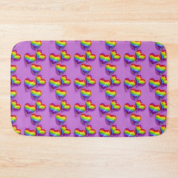 Item preview, Broome Pride Balloon Hearts Purple designed and sold by BroomePride.