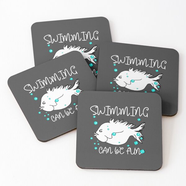 Item preview, Swimming can be fun funny swimming saying designed and sold by vibeno1.