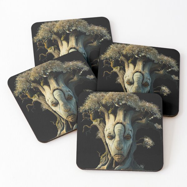 Item preview, Baobab African Tree Spirit Face of the Baobab Tree Deva designed and sold by WhitePinesVale.