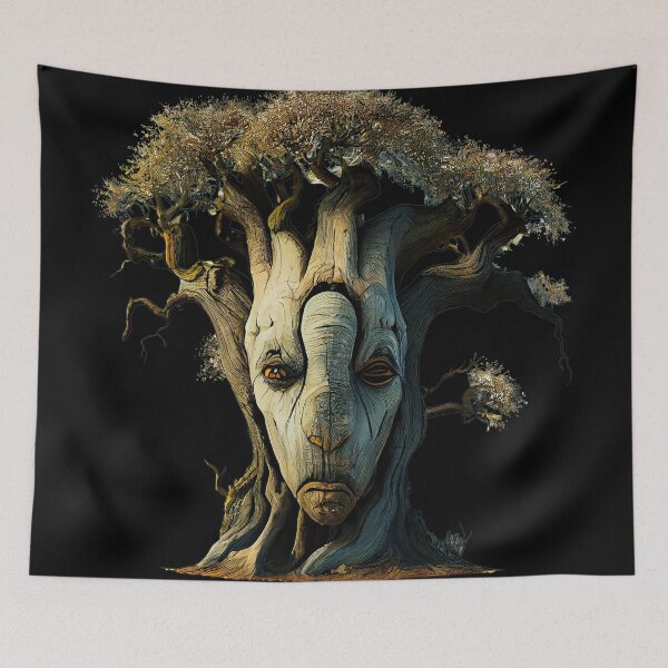 Item preview, Baobab African Tree Spirit Face of the Baobab Tree Deva designed and sold by WhitePinesVale.