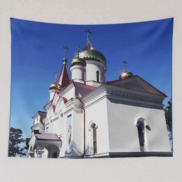 Item preview, Orthodox church with shining domes designed and sold by helenkaiy.