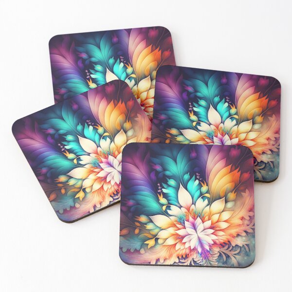 Item preview, psychedelic floral backgrounds designed and sold by sweary12.