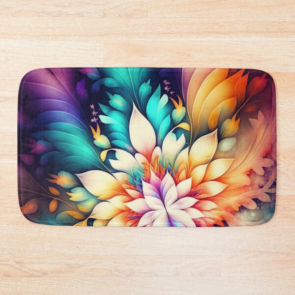 Item preview, psychedelic floral backgrounds designed and sold by sweary12.