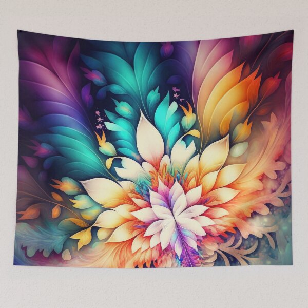 Item preview, psychedelic floral backgrounds designed and sold by sweary12.