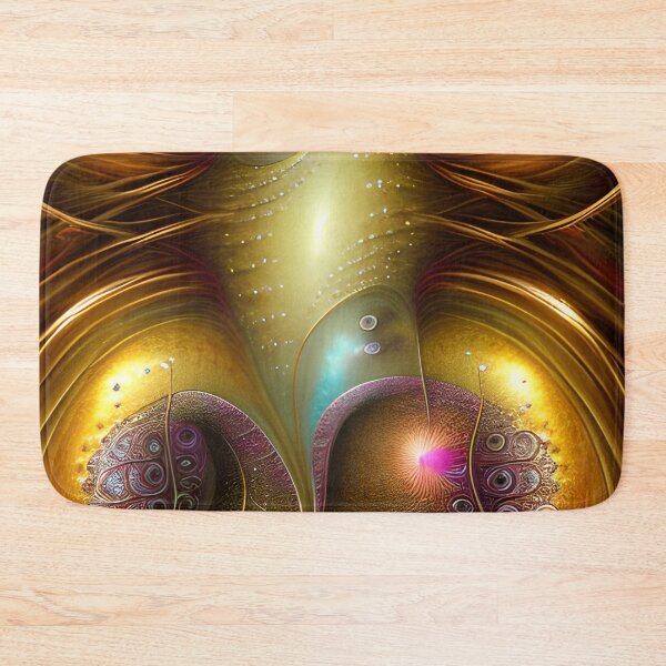 Item preview,  Goldish pink Geometric abstract designed and sold by Itzjustlife.