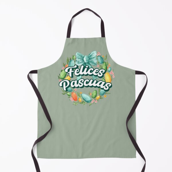 Item preview, Felices Pascuas Happy Easter Spanish text - Feliz Pascua - easter wreath spring wreath designed and sold by ALLURE-minimal.