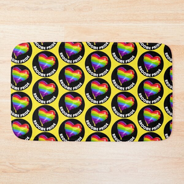 Item preview, Broome Pride Heart Black designed and sold by BroomePride.