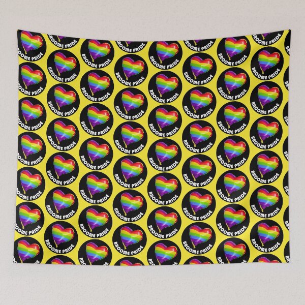 Item preview, Broome Pride Heart Black designed and sold by BroomePride.