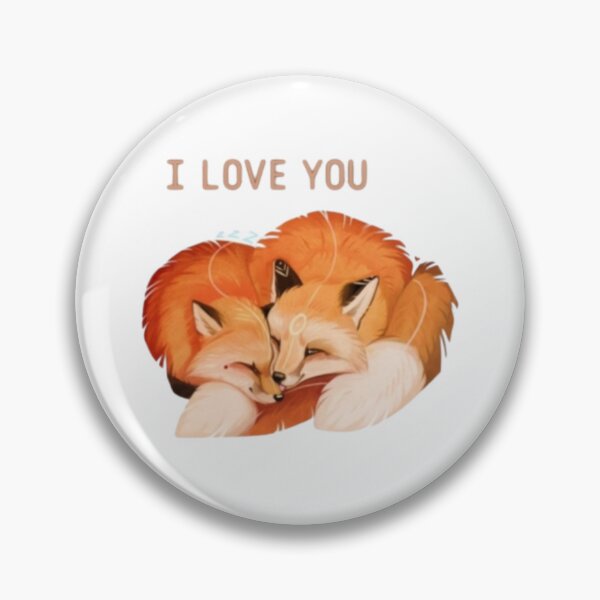 Item preview, two foxes loving_ I LOVE YOU_couple love foxes designed and sold by MetooStore  ⭐⭐⭐⭐⭐.