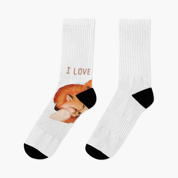 Item preview, two foxes loving_ I LOVE YOU_couple love foxes designed and sold by MetooStore  ⭐⭐⭐⭐⭐.