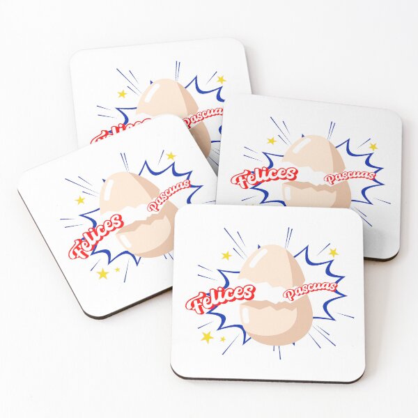 Item preview, Felices Pascuas Happy Easter Spanish text - Feliz Pascua - funny easter cracked egg  designed and sold by ALLURE-minimal.