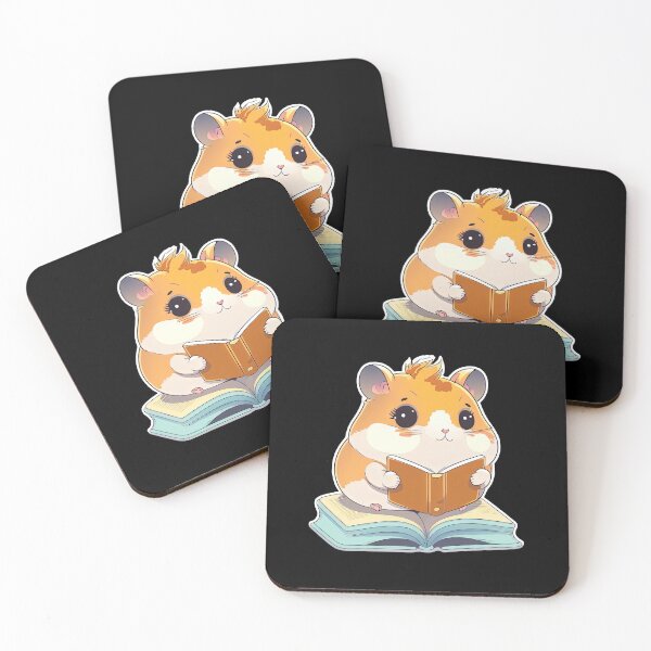 Item preview, Cute Hamster Reading Book Studying Education Perfect Pet Gift designed and sold by AnimalArtPhotos.