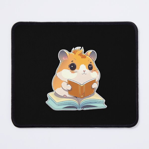 Item preview, Cute Hamster Reading Book Studying Education Perfect Pet Gift designed and sold by AnimalArtPhotos.
