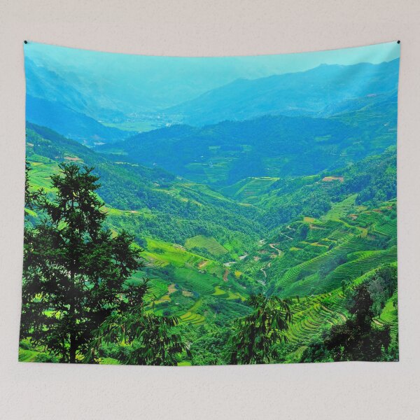 Item preview, Vietnam - Road from Ha Giang to Dong Van. karst plateau designed and sold by franck380.