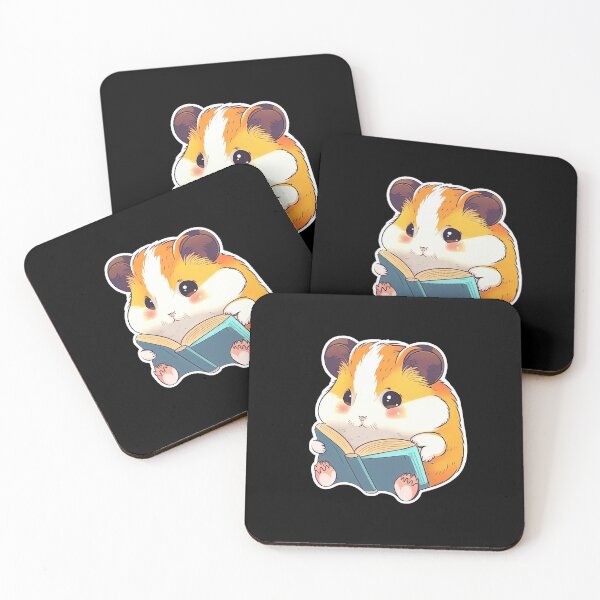 Item preview, Clever Hamster Reading Book Studying Education Perfect Pet Gift designed and sold by AnimalArtPhotos.