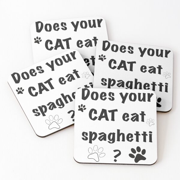 Item preview, Cat eating spaghetti designed and sold by Xatutik.art.