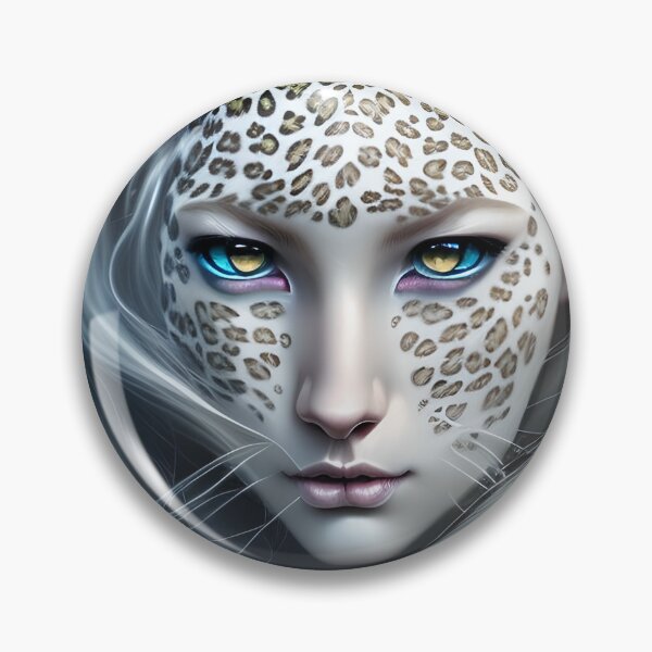Item preview, White woman  leopard artwork designed and sold by Itzjustlife.