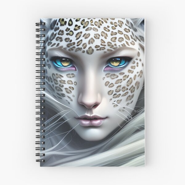 Item preview, White woman  leopard artwork designed and sold by Itzjustlife.