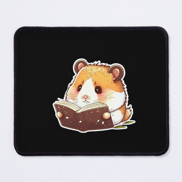 Item preview, Cool Hamster Reading Book Studying Education Perfect Pet Gift designed and sold by AnimalArtPhotos.