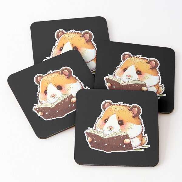 Item preview, Cool Hamster Reading Book Studying Education Perfect Pet Gift designed and sold by AnimalArtPhotos.