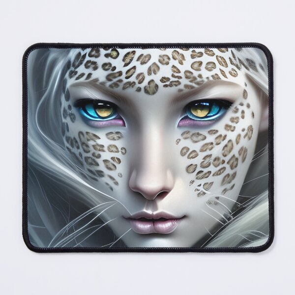 Item preview, White woman leopard artwork designed and sold by Itzjustlife.