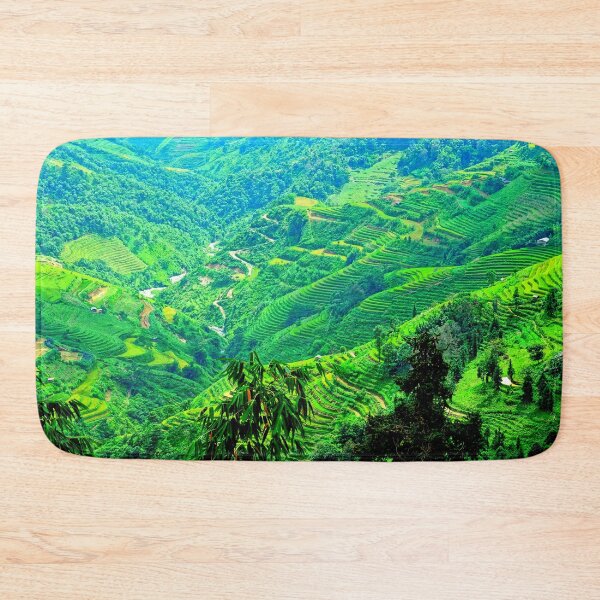 Item preview, Vietnam - Road from Ha Giang to Dong Van. paddy field designed and sold by franck380.