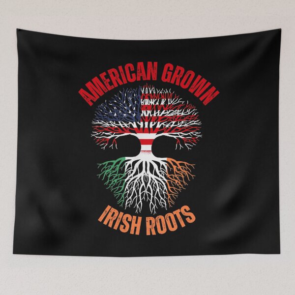 Item preview, American Grown Irish Roots designed and sold by RockBeeDesigns.