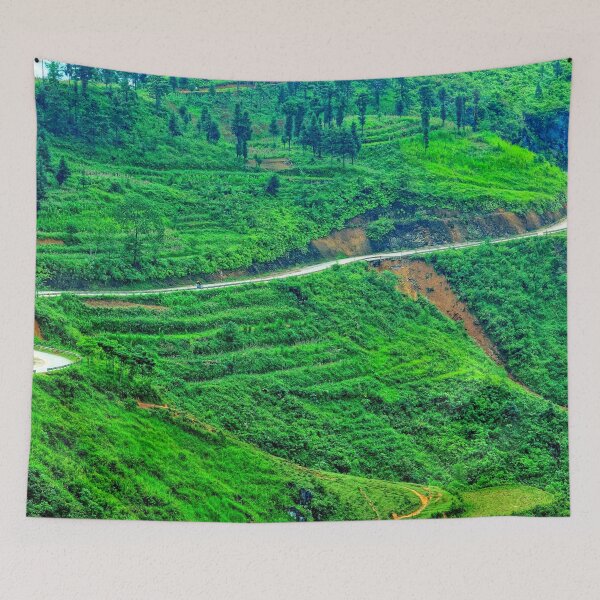 Item preview, Vietnam - Road from Ha Giang to Dong Van. paddy field designed and sold by franck380.