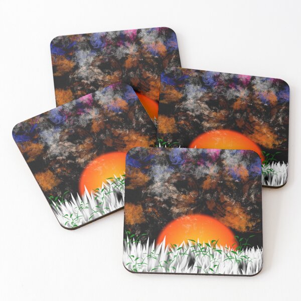 Item preview, cell phone cover sunset in grass illustration designed and sold by Shadow3561.