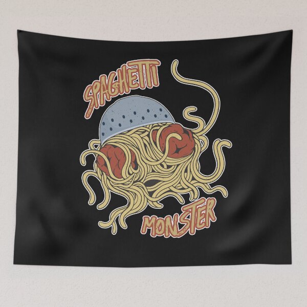 Item preview, Spaghetti Monster - Funny designed and sold by ChrisFeil.