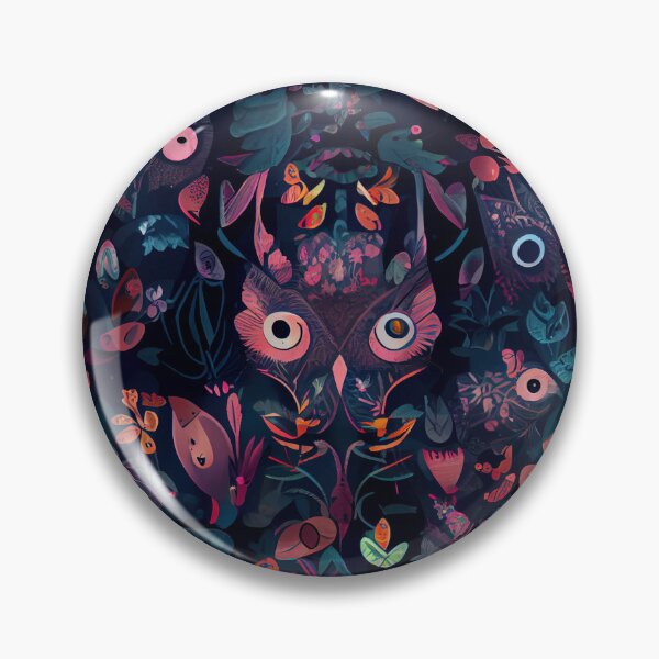 Artikelvorschau, Impressionist Detailed Kawaii Dark Transitional Pattern Digital Painting entworfen und verkauft von CodeAndColors.