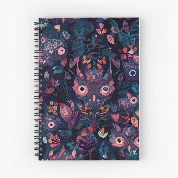 Aperçu de l'œuvre Impressionist Detailed Kawaii Dark Transitional Pattern Digital Painting créée et vendue par CodeAndColors.