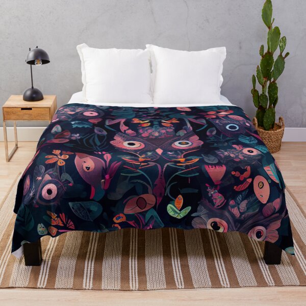 Item preview, Impressionist Detailed Kawaii Dark Transitional Pattern Digital Painting designed and sold by CodeAndColors.
