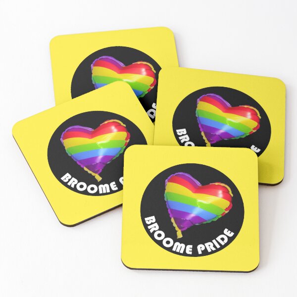 Item preview, Broome Pride Heart Black designed and sold by BroomePride.