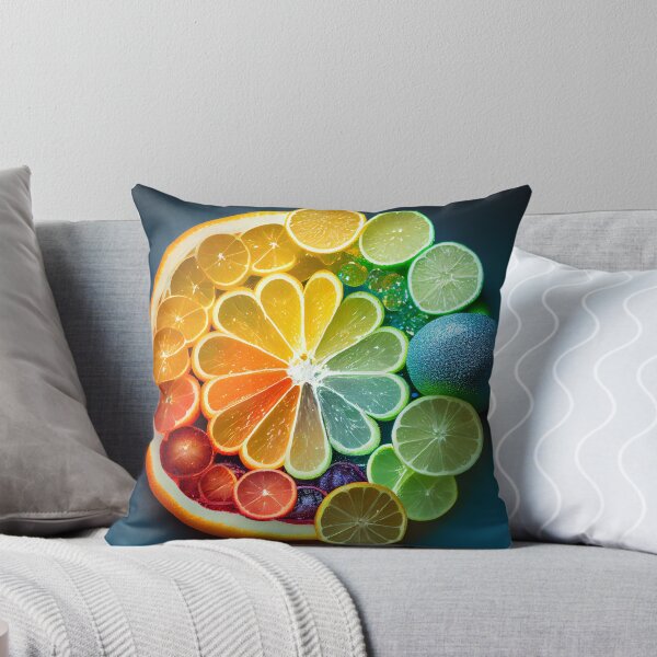 Item preview, A Spectrum of Citrus Sparkle Digital Painting designed and sold by CodeAndColors.