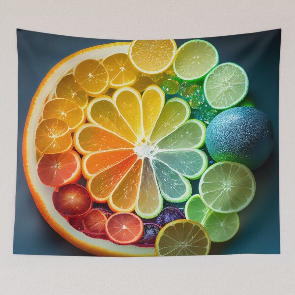 Item preview, Pintura digital con un espectro de destellos cítricos designed and sold by CodeAndColors.