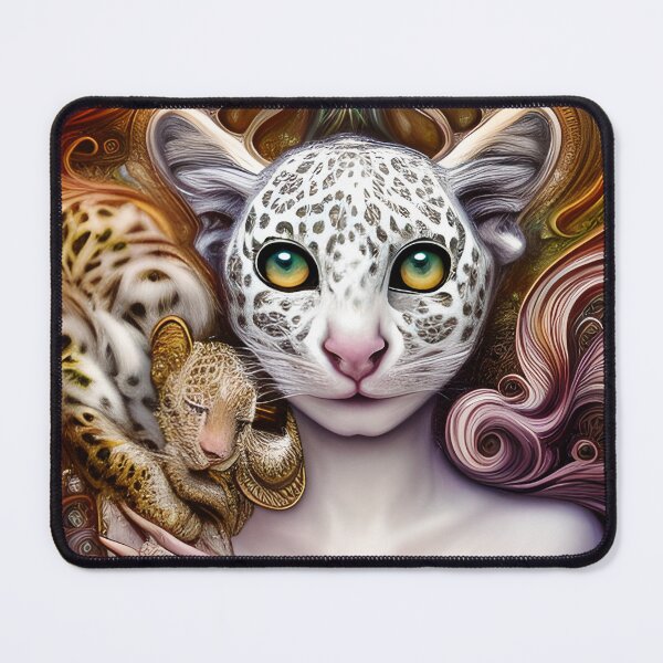 Item preview, Female face leopard artwork designed and sold by Itzjustlife.