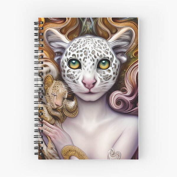 Item preview, Female face  leopard artwork designed and sold by Itzjustlife.